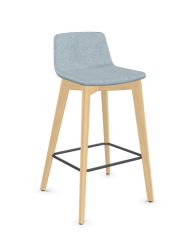 TWIST&SIT High wood base chair